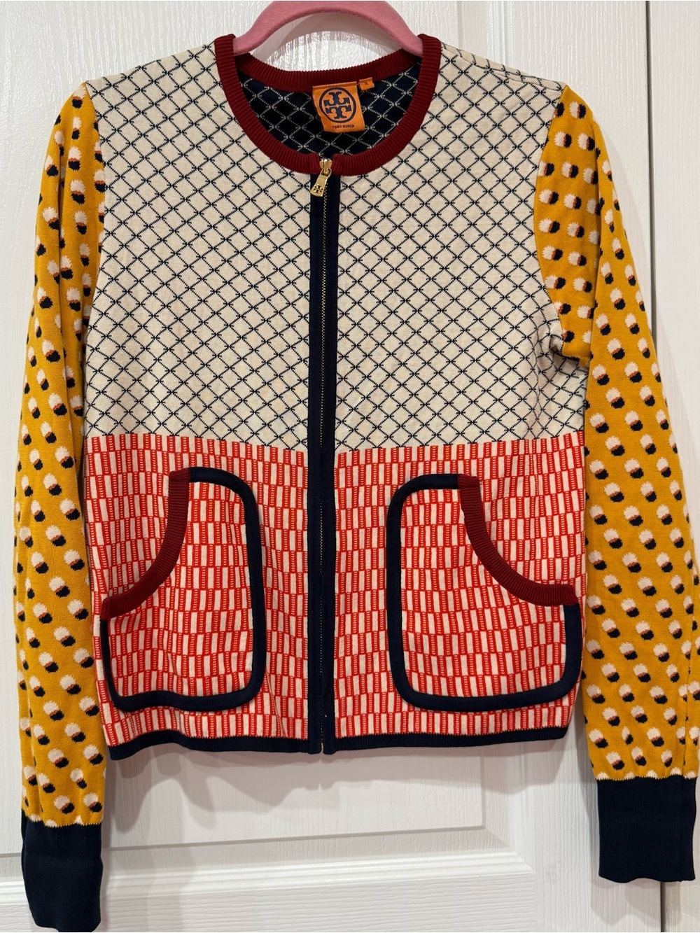 Tory Burch Knit Bomber Jacket
